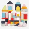 Le Toy Van 60 Wooden Building Blocks And Cotton Bag Set
