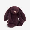 JELLYCAT Bashful Plum Bunny Soft Toy 18cm