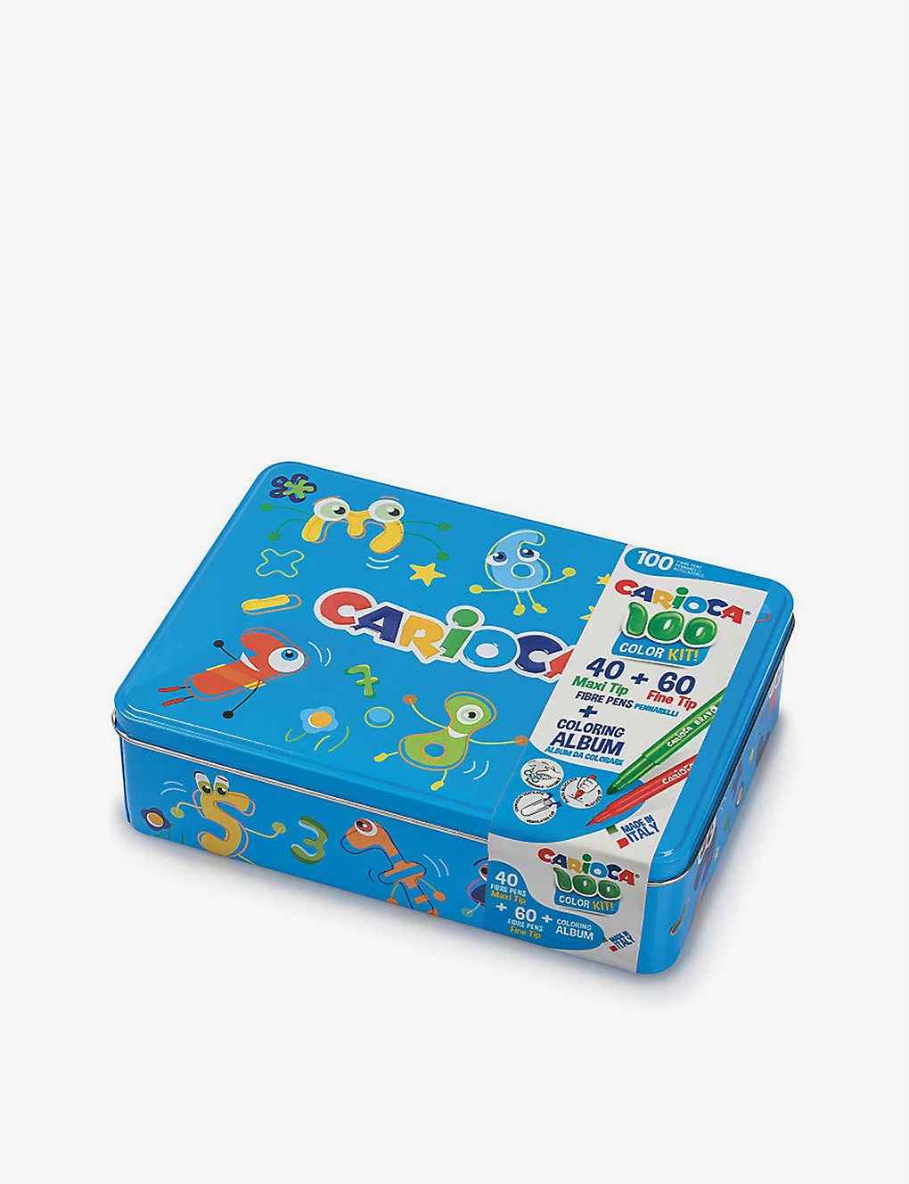 CARIOCA 100 Felt Tips & Colouring Book Set - Image 4