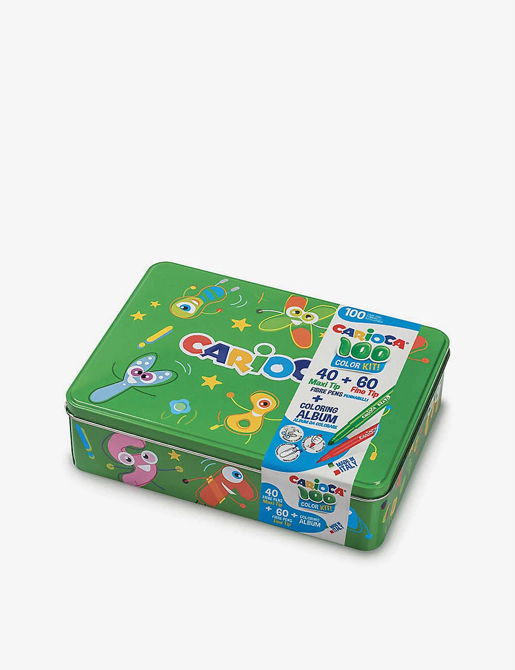 CARIOCA 100 Felt Tips & Colouring Book Set - Image 5