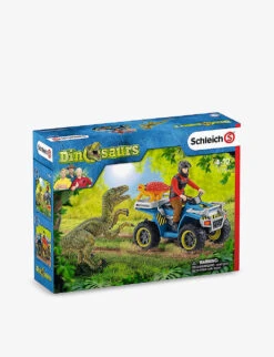 Schleich Quad Escape From Velociraptor Play Set