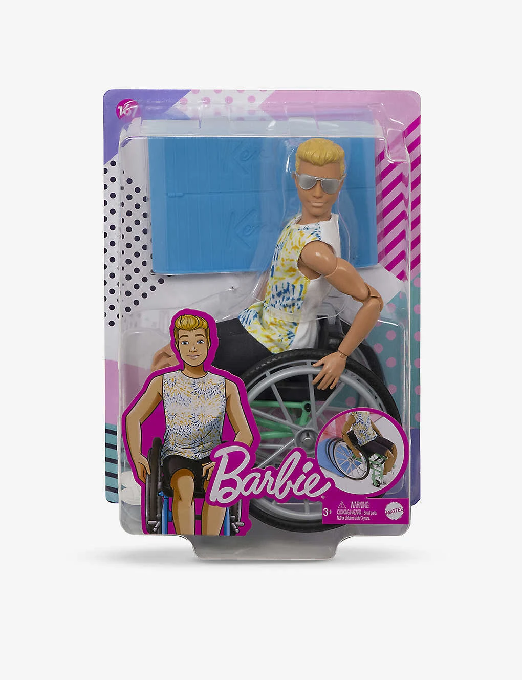 Barbie Fashionistas Ken Doll With Wheelchair 15.7cm - Image 2