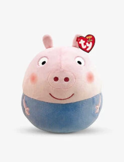 TY George Pig Squish-a-Boo Soft Toy 30cm