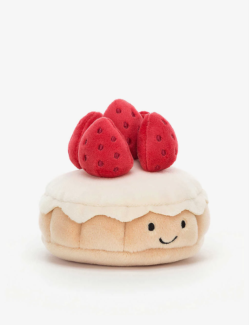 JELLYCAT Pretty Patisserie Tarte Aux Fraises Soft Toy 7cm