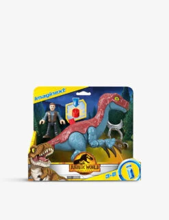 Jurassic World Therizinosaurus And Owen Figurine Playset