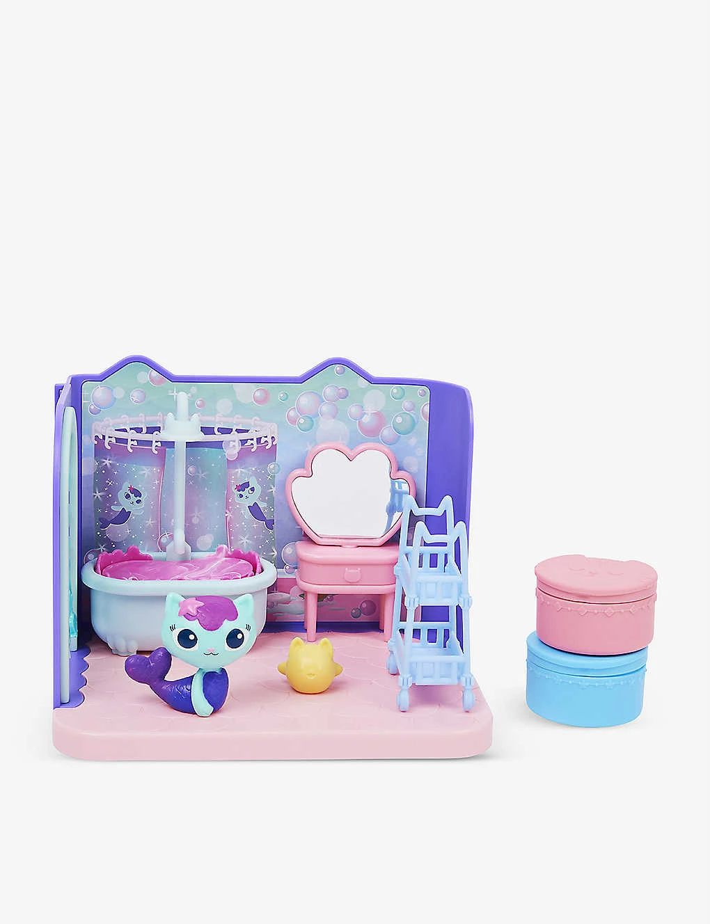 ‘MerCat’ Primp And Pamper Bathroom Playset 26cm - Image 4