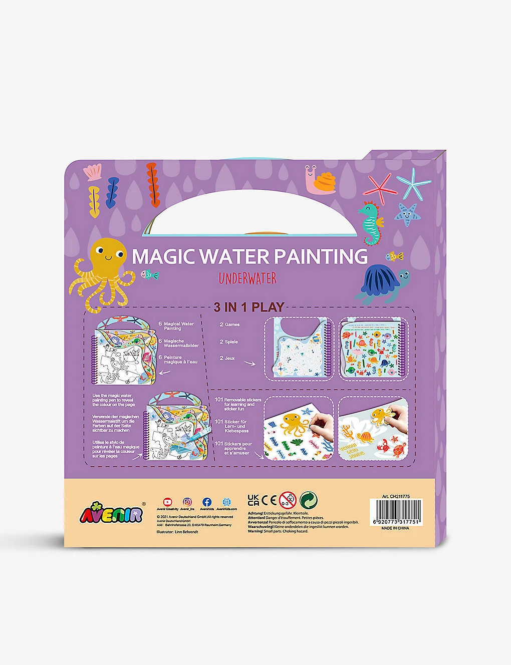 Avenir Magic Water Painting Activity Book - Image 4