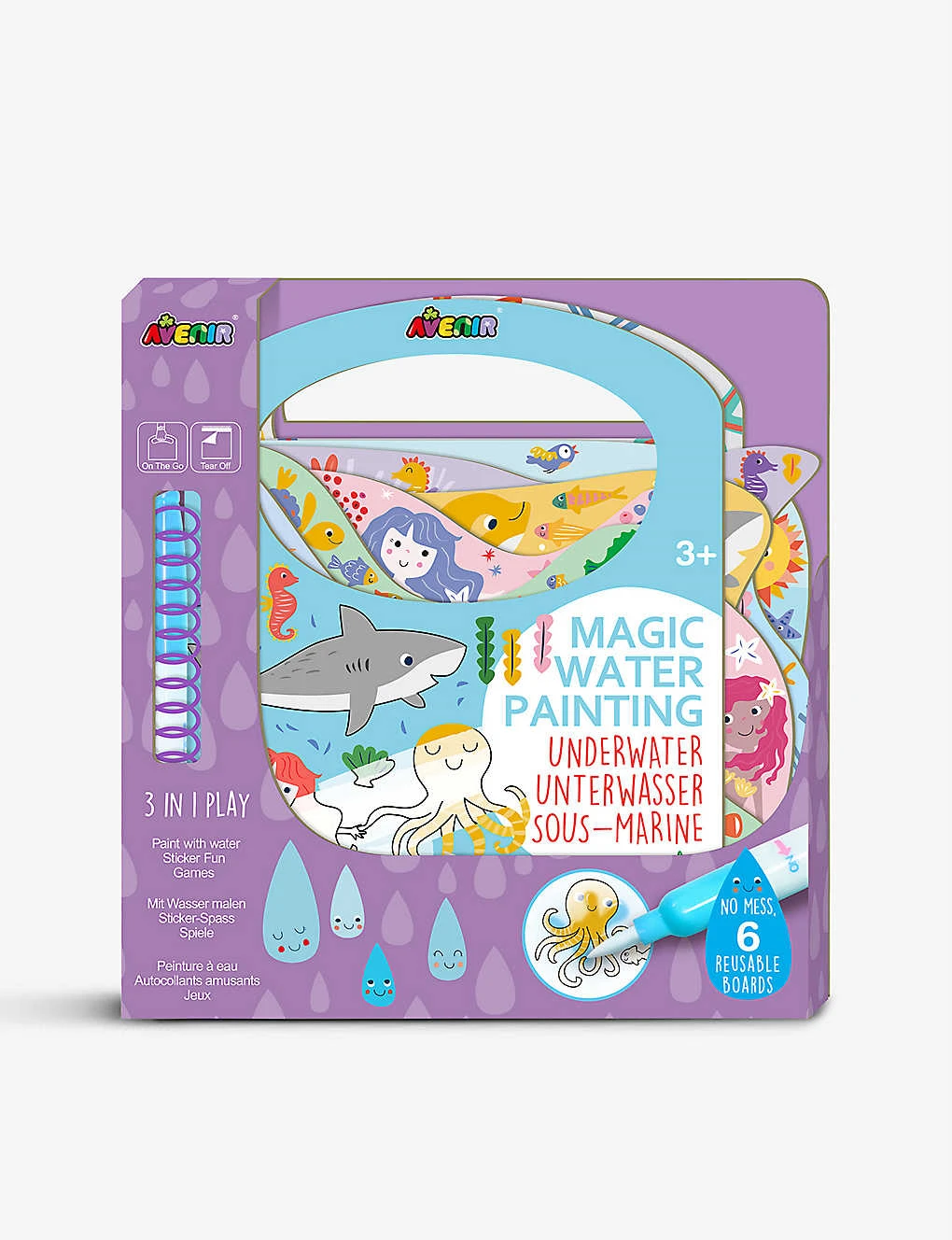Avenir Magic Water Painting Activity Book