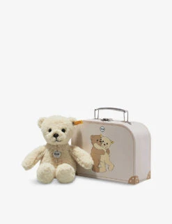 Steiff Mila Teddy Bear Soft Toy And Suitcase 24cm