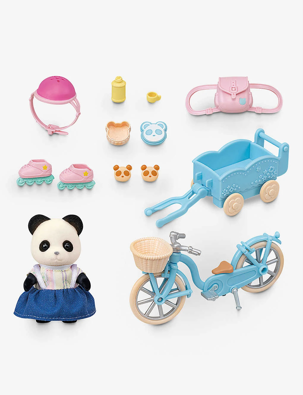 Sylvanian Families Cycle & Skate Panda Girl Playset - Image 2