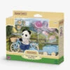 Sylvanian Families Cycle & Skate Panda Girl Playset