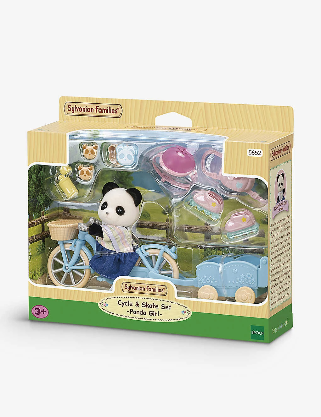 Sylvanian Families Cycle & Skate Panda Girl Playset