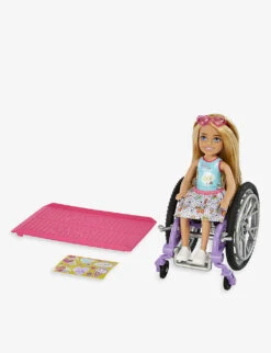 Barbie Chelsea Doll With Wheelchair 9.2cm