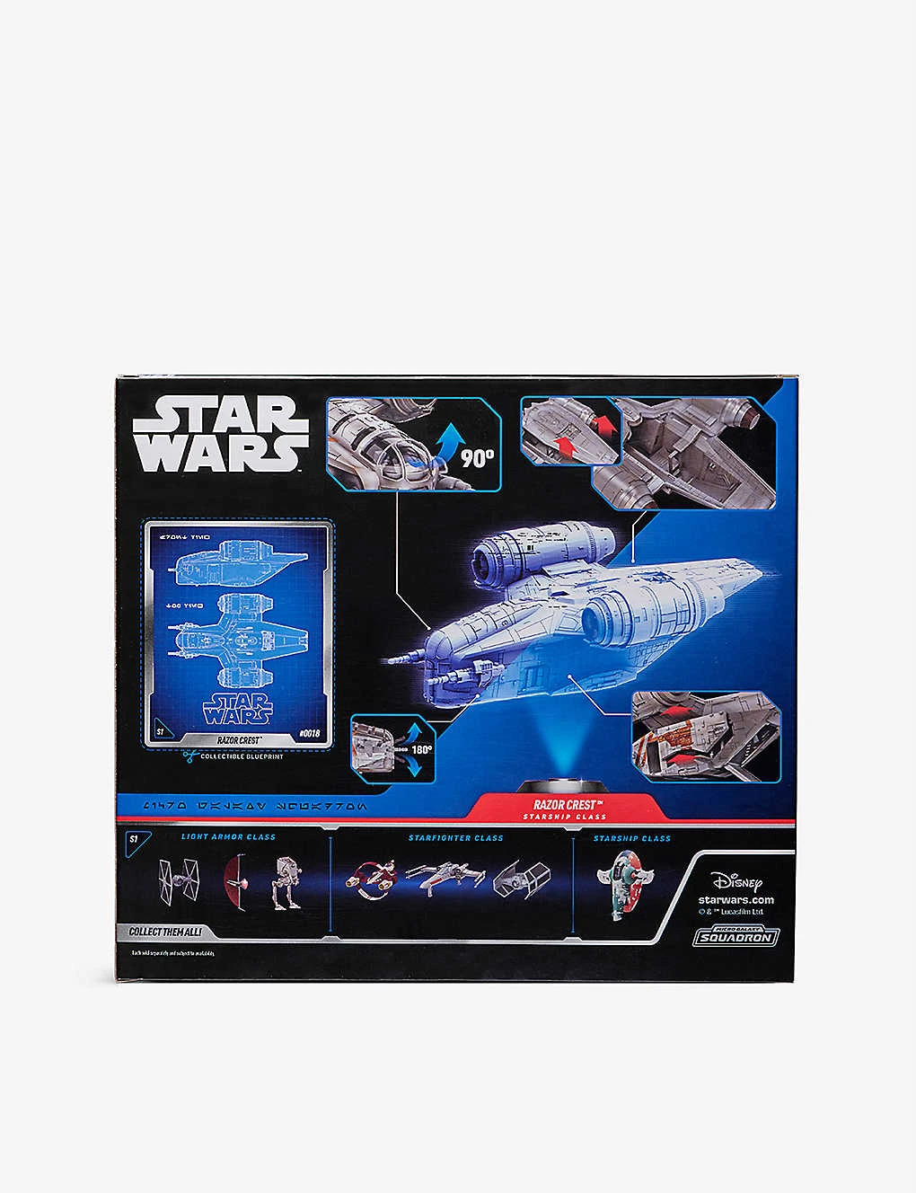 STAR WARS Micro Galaxy Squadron Razor Crest Starship Class Playset - Image 6