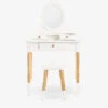 Le Toy Van Vanity Table And Stool Wooden Furniture Set 92cm