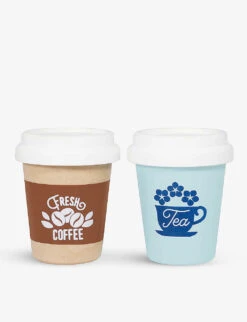 Le Toy Van Take Away Coffee And Tea Wooden Toy Set