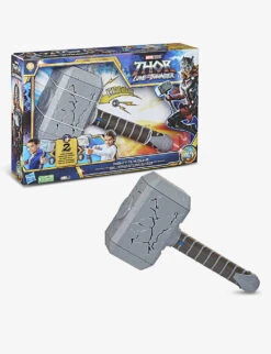 Marvel Avengers Thor: Love And Thunder Mighty FX Mjolnir Electronic Hammer Toy