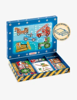 Djeco Tap Tap Vehicles Assemble Playset