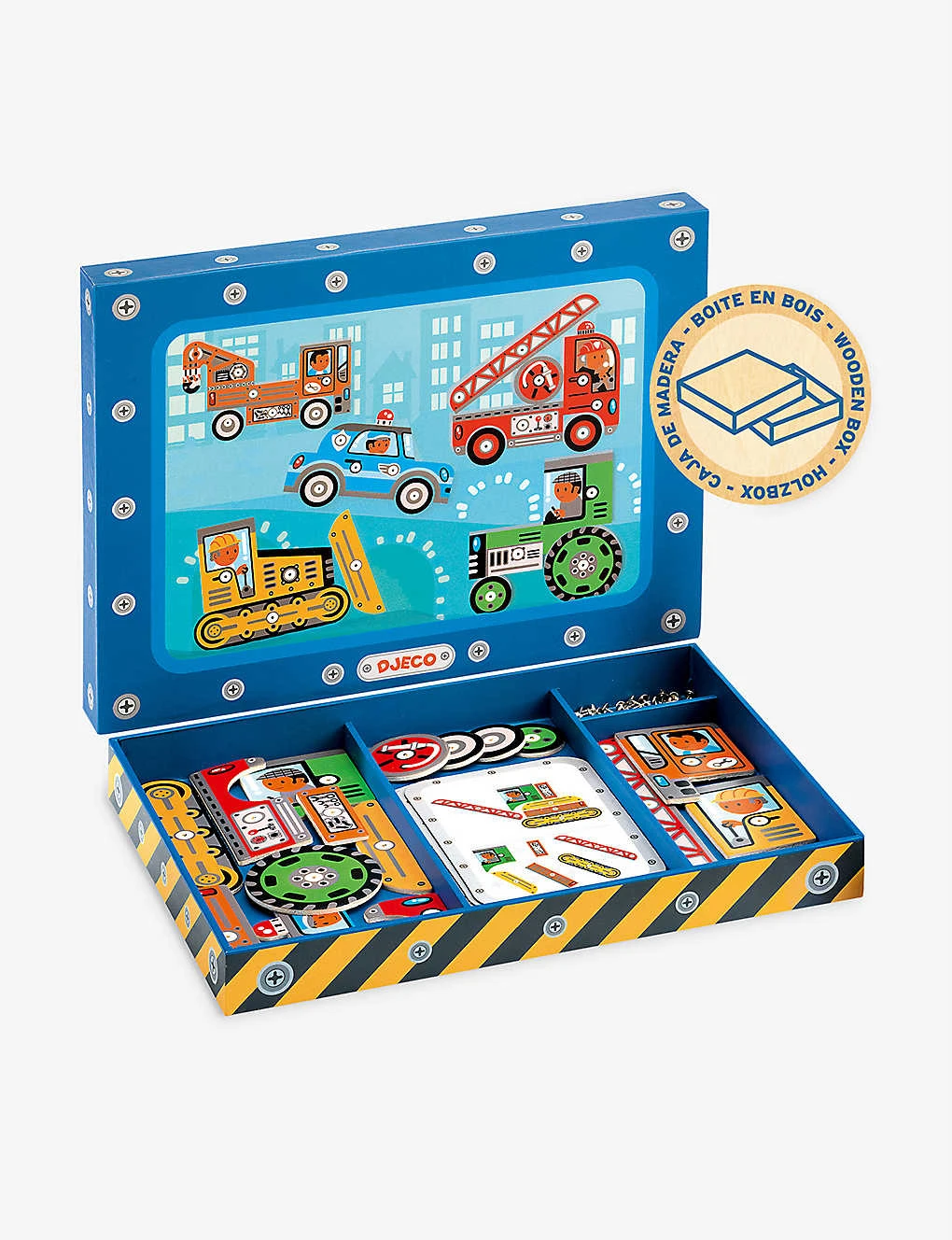 Djeco Tap Tap Vehicles Assemble Playset