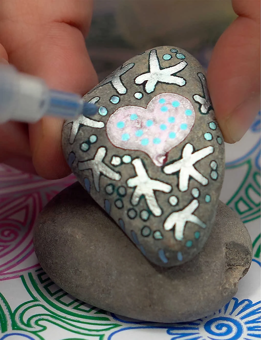 Silver Rainbow Markers Set Of 24 - Image 2