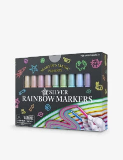 Silver Rainbow Markers Set Of 24