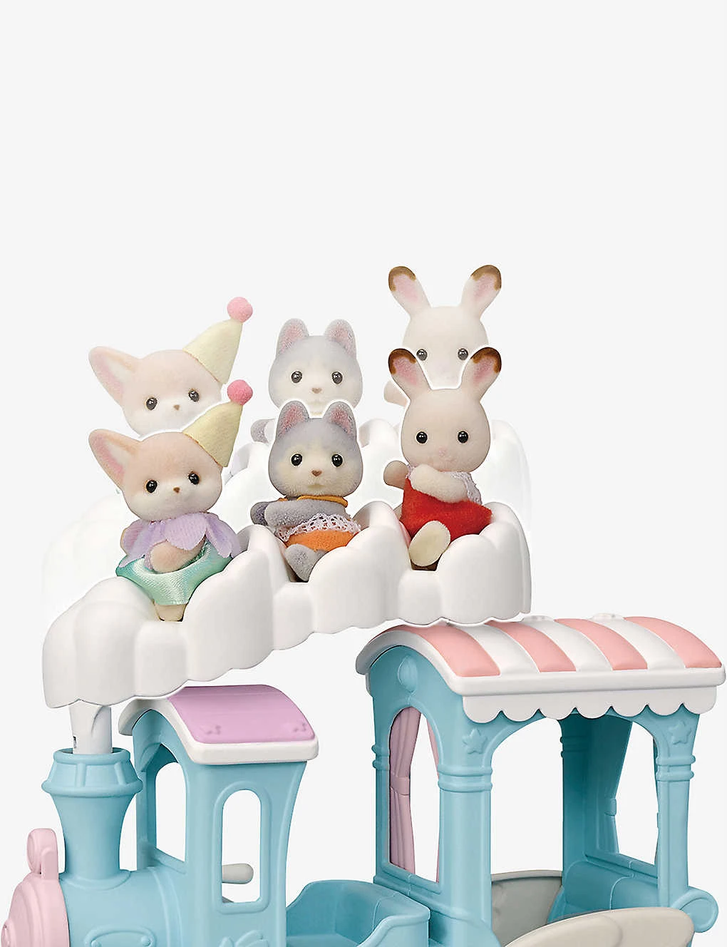 Sylvanian Families Floating Cloud Rainbow Train Playset - Image 3