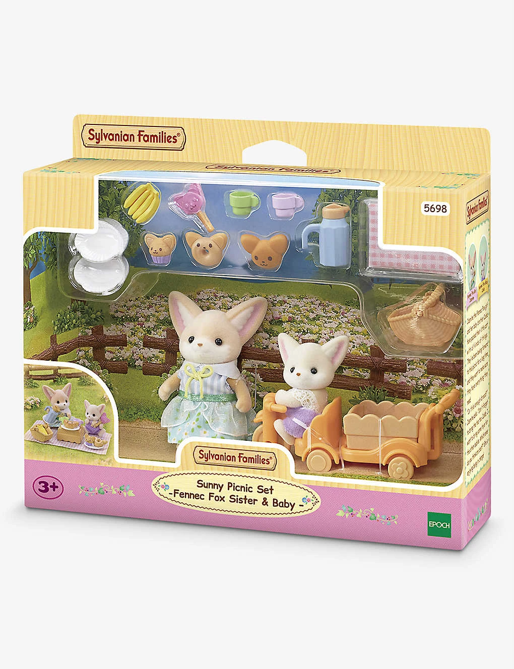 Sylvanian Families Sunny Picnic Fennec Fox Sister Playset