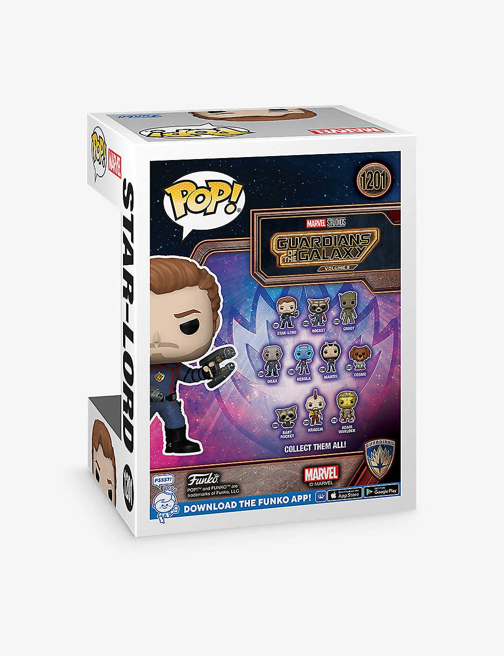 FUNKO Pop! Marvel Guardians Of The Galaxy Star-Lord Vinyl Figure 15.9cm - Image 3