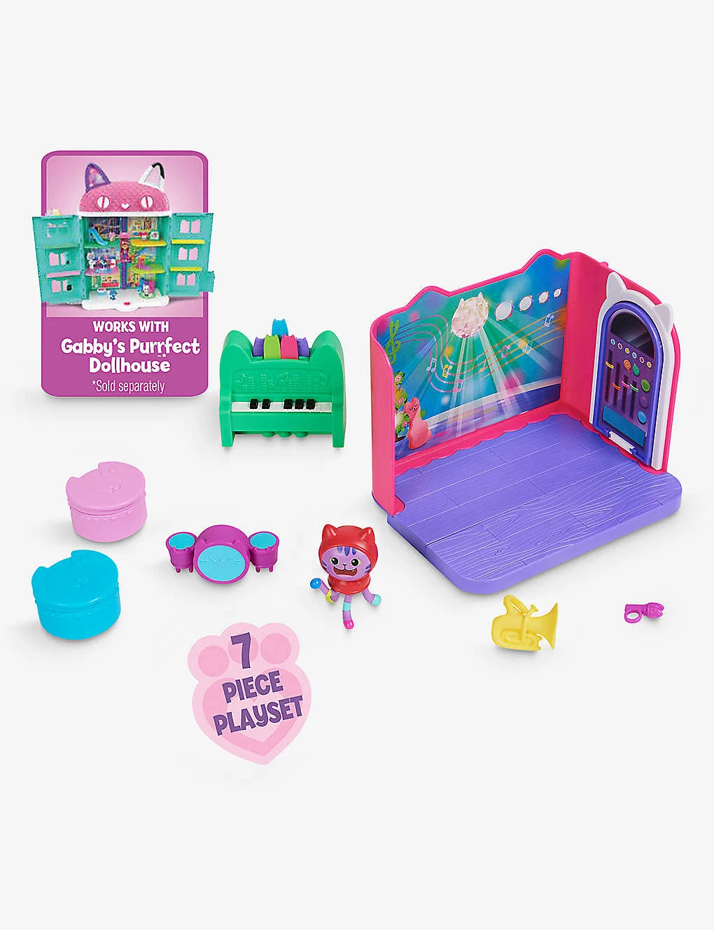 DJ Catnip's Groovy Music Room Playset - Image 3