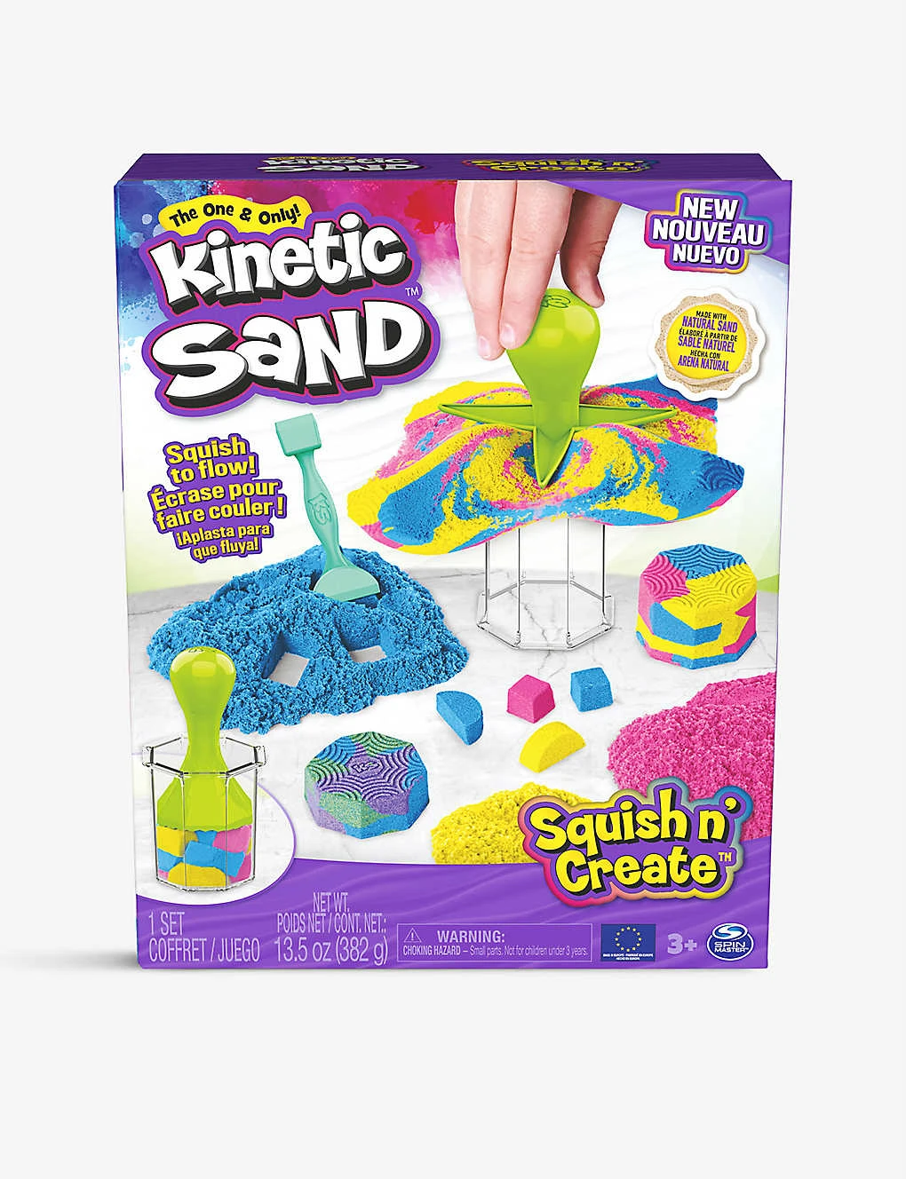 Kinetic Sand Squish N’ Create Playset