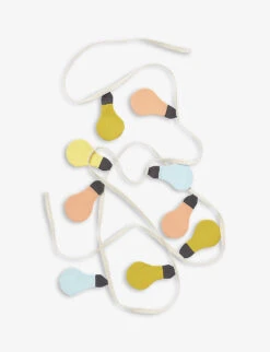 Kids Concept Light Bulb-shaped Cotton Bunting 350cm