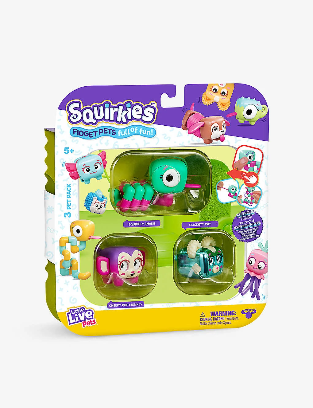 Squirkies Clickety Cat Pet Toys