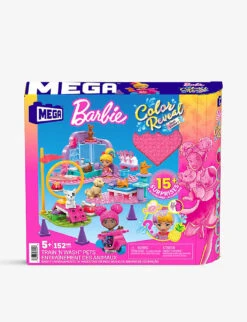 Barbie Colour Reveal Train N' Wash Pets Playset