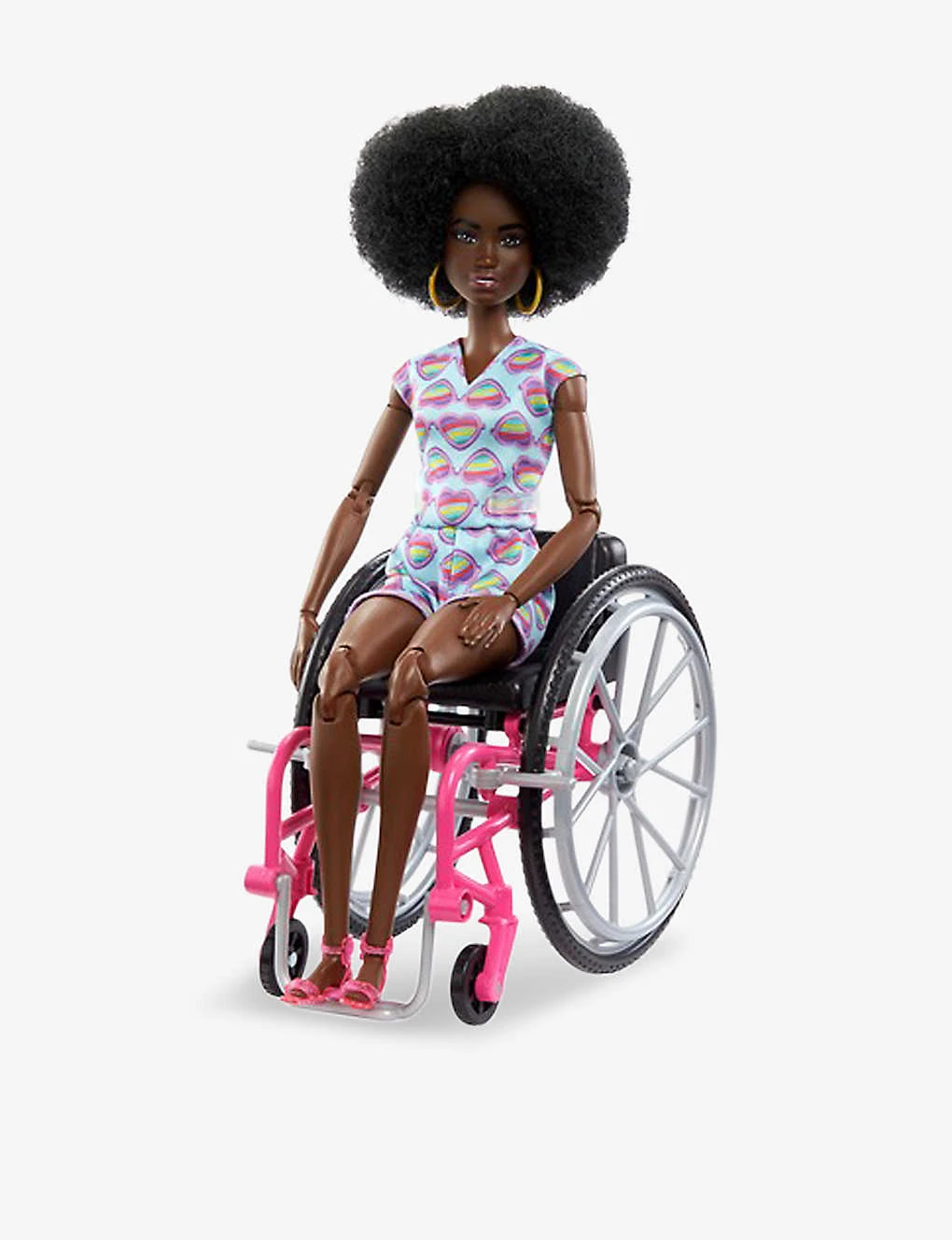 Barbie Fashionistas Doll With Wheelchair 10.2cm - Image 2