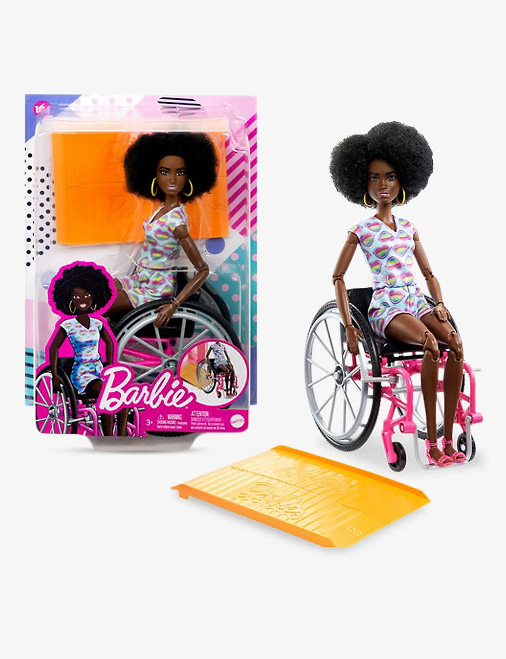 Barbie Fashionistas Doll With Wheelchair 10.2cm - Image 4