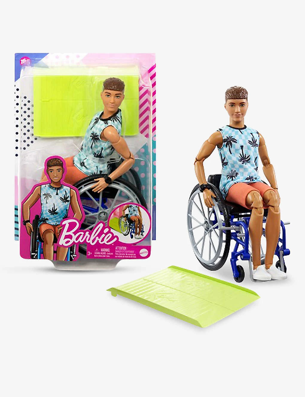 Barbie Ken Doll With Wheelchair 10.2cm - Image 4