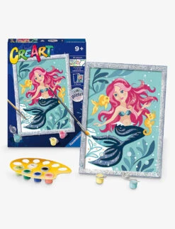 Enchanting Mermaid Glitter Paint By Numbers Activity Kit