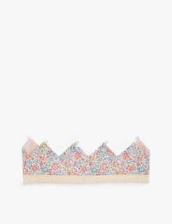 Meri-Meri Floral-print Cotton Crown