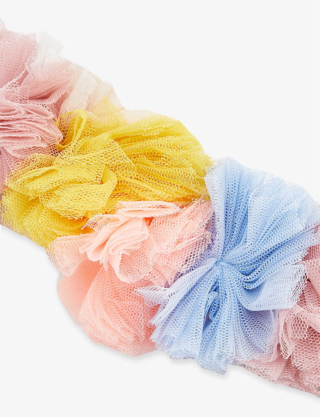 Meri-Meri Pompom-embellished Glitter-tulle Crown - Image 2