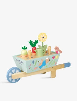 Peter Rabbit FSC® Certified-wood Wheelbarrow Toy Set