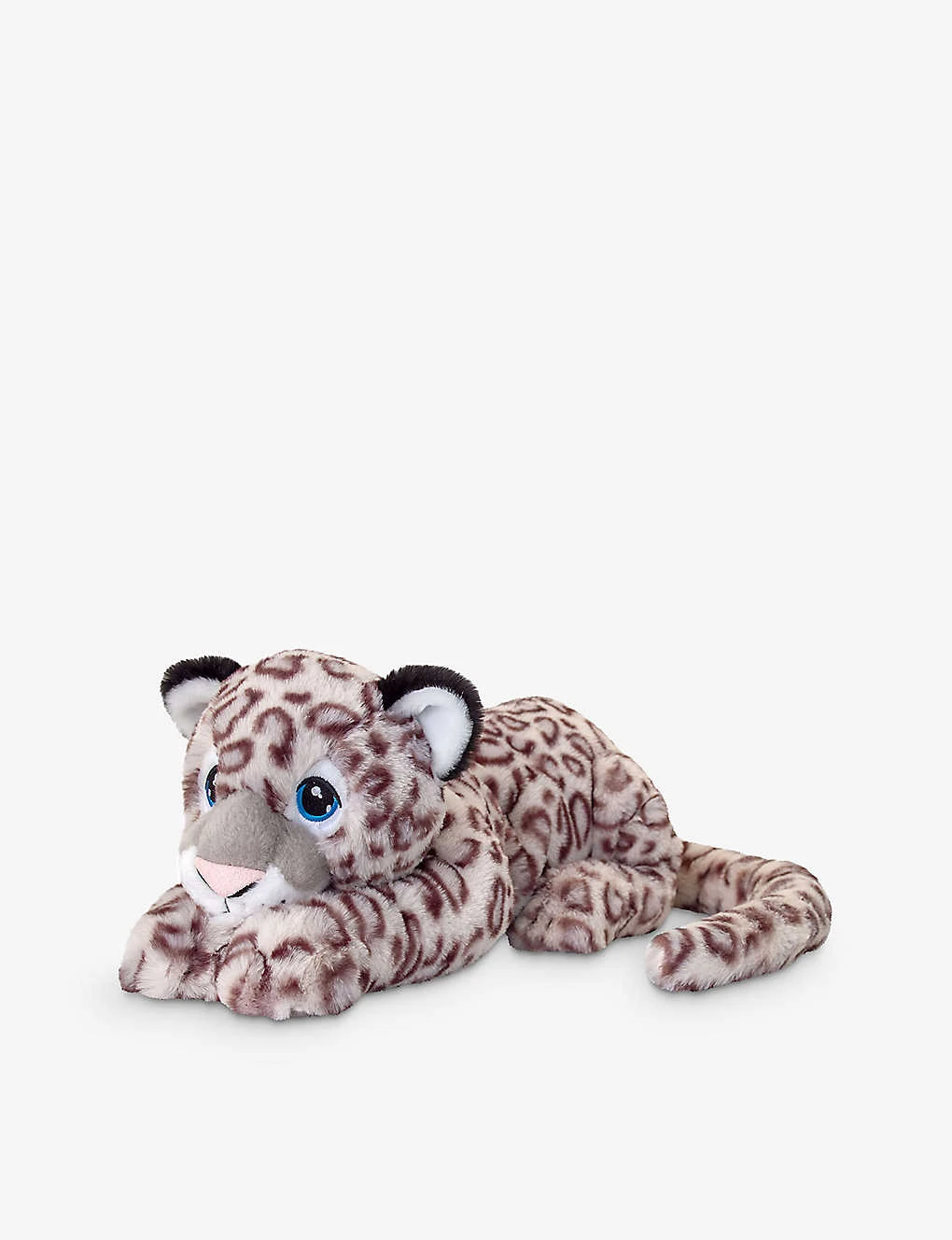 Keel Eco Huggy Snow Leopard Recycled-polyester Soft Toy 23cm