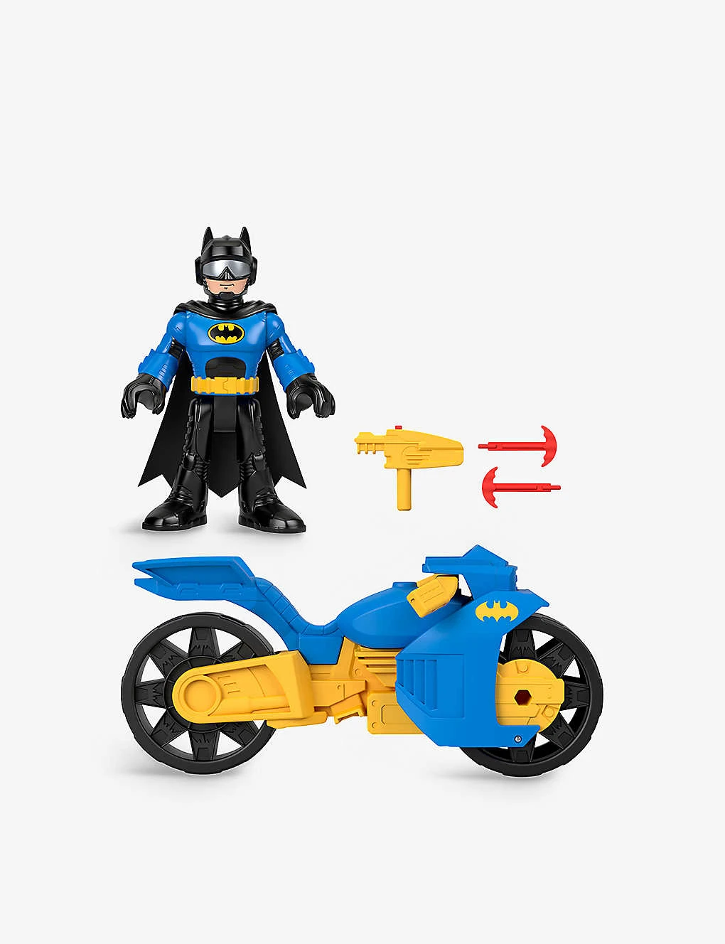 Batman Super Friends Batcycle XL Toy Car And Figure 15cm - Image 4