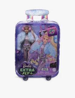 Barbie Extra Snow Travel Doll Set