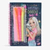Top Model Neon Doodle Book And Pen Set