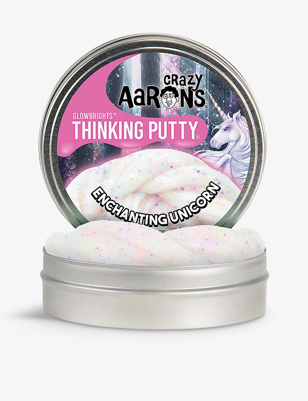 Crazy Aaron's Glowbrights Enchanting Unicorn Thinking Putty - Image 2