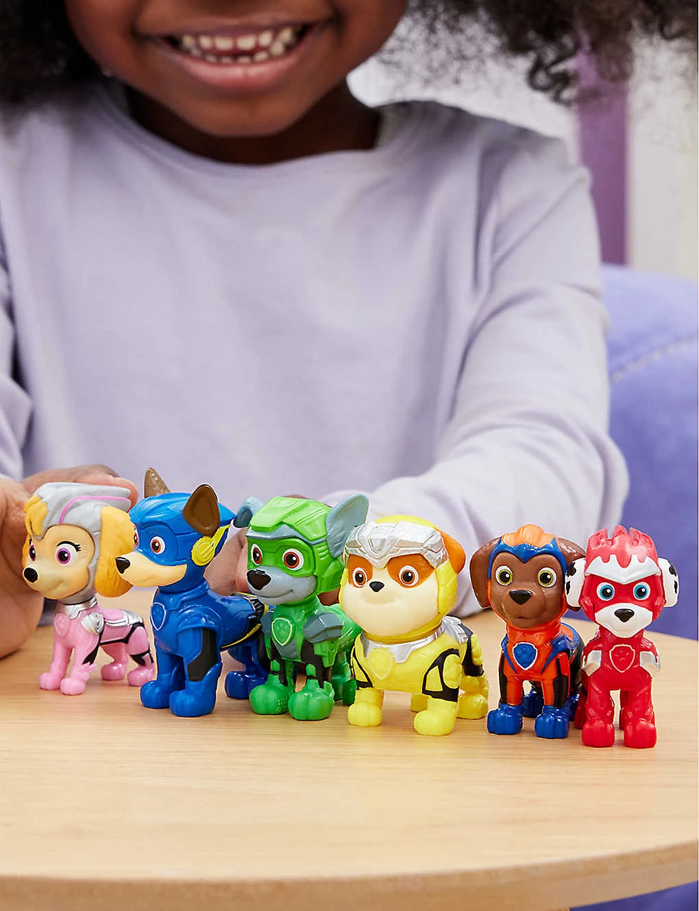 Paw Patrol Mighty Movie Pups Toy Figure Set - Image 5
